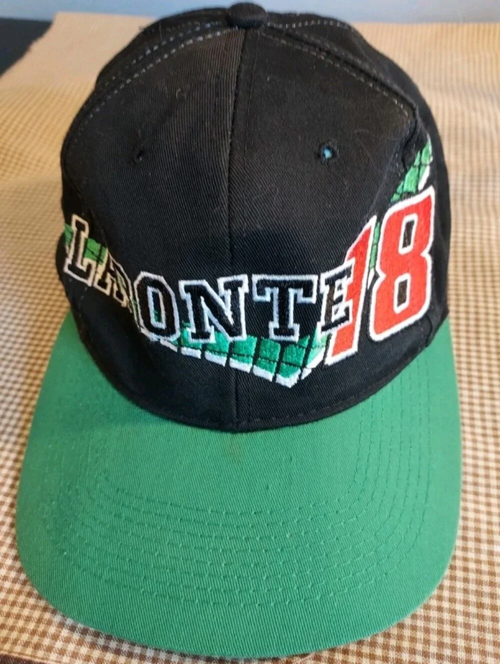 Bobby Labonte #18 50th Anniversary NASCAR Auto Racing Snapback Baseball Hat Cap